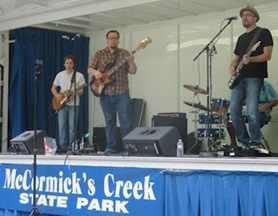 Blues band at McCormick's Creek