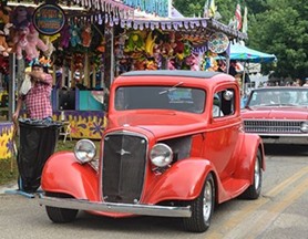 Car show at Blueberry Festival